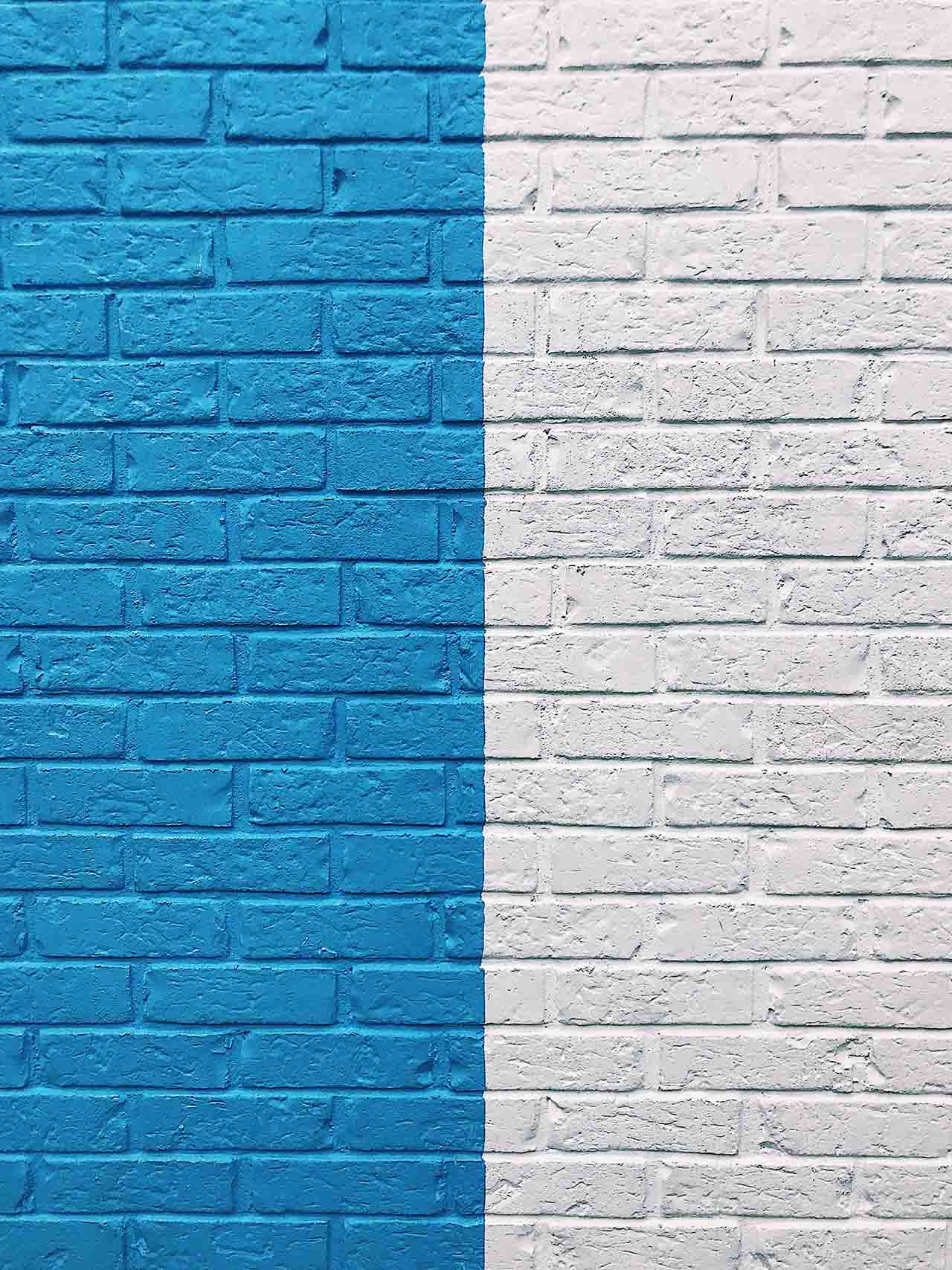Pared de dos colores