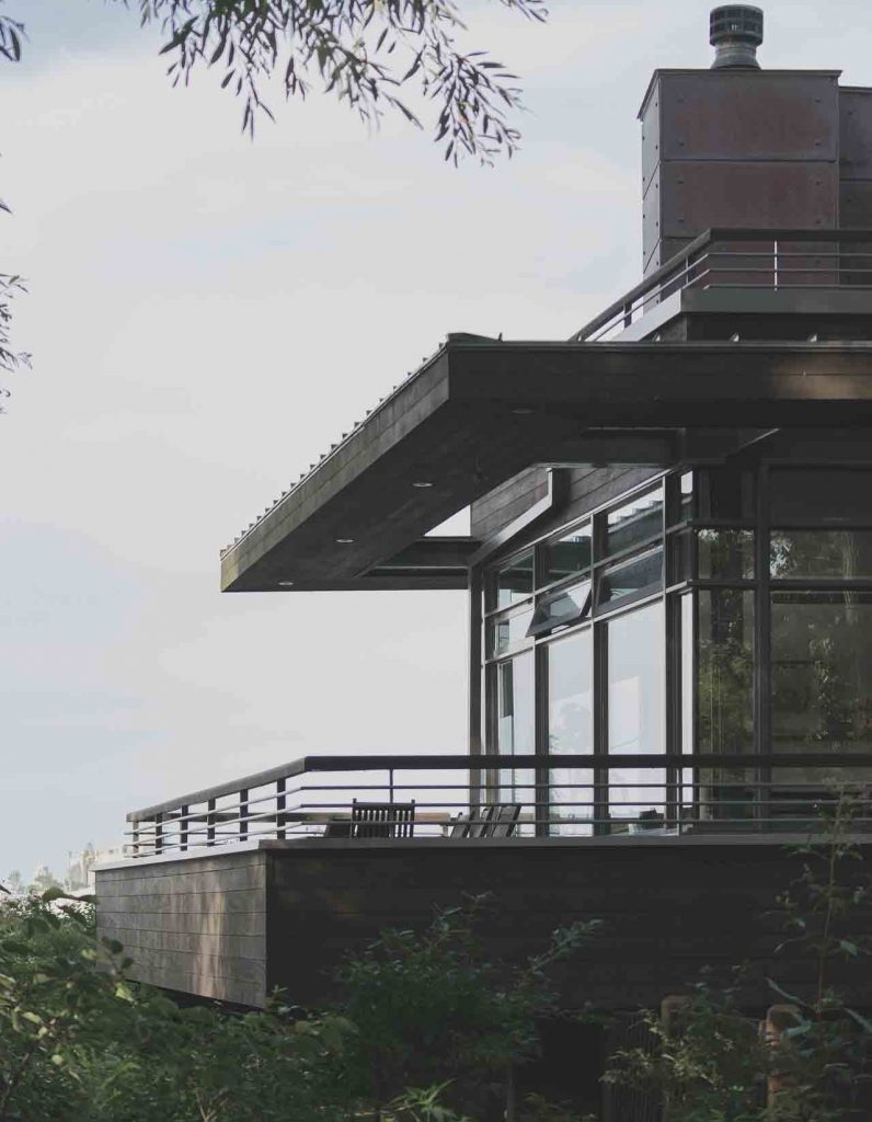terraza cerrada con cristales